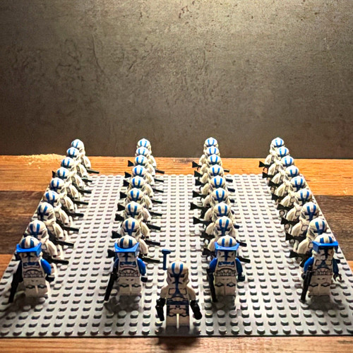 Lego star wars 501st clone - star,