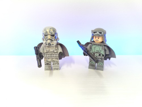 Two lego mini figures star - two,