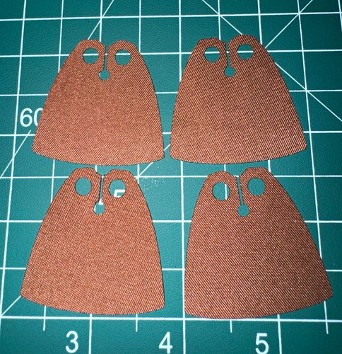 Brown custom lego star wars - 4x,